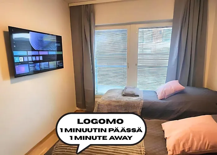 Laadukas Kalustettu Yksioe Logomolla 1-2Hloe